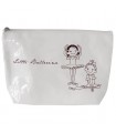 Trousse de toilette ballerine blanche