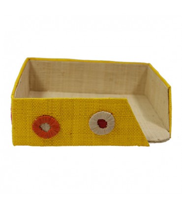 Porte-Serviettes en Papier Pastilles Jaune 1