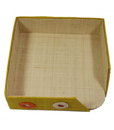 Porte-Serviettes en Papier Pastilles Jaune