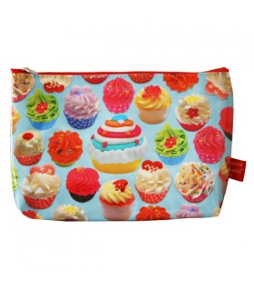 Grande trousse plastifiée cupcakes gourmands