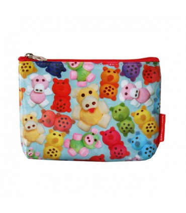 Petite trousse plastifiée cochonours