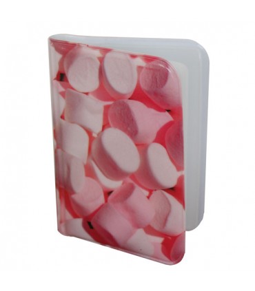 Porte-Cartes 20 pages bonbons roses