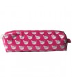 Trousse scolaire chatons bordeaux