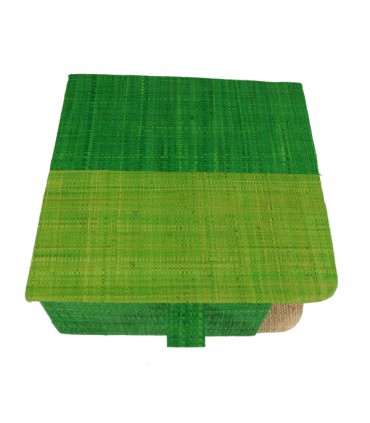 Porte-serviettes en papier couvert  Vert anis et vert 2