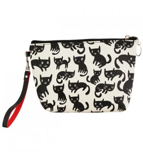 Grande Trousse Plastifiée Chaton Noir