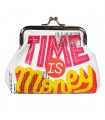 Porte-monnaie boule Time is Money