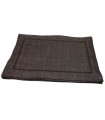 Set de table en raphia chocolat, lot de 6 sets