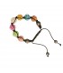 Bracelet shamballa multicolore