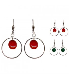 Boucles d'oreilles Saturne