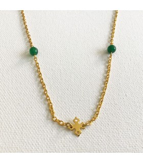 Collier long Petite Croix