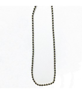 Collier sautoir hématite