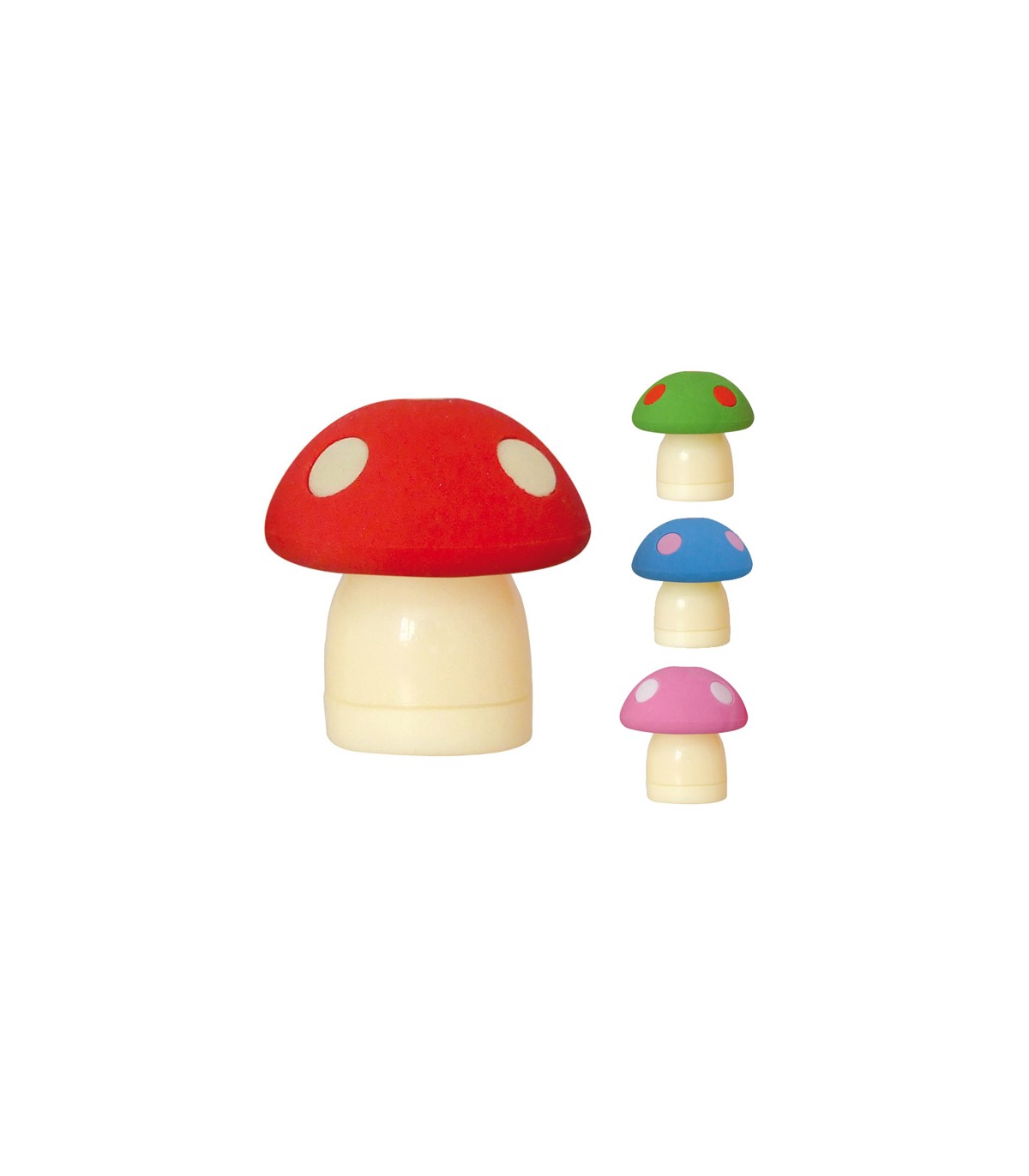 Taille-crayon gomme Champignon Happy Shop