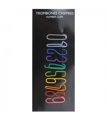 Trombones marque-page Chiffres