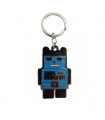 Porte-clés robot 100% power up bleu