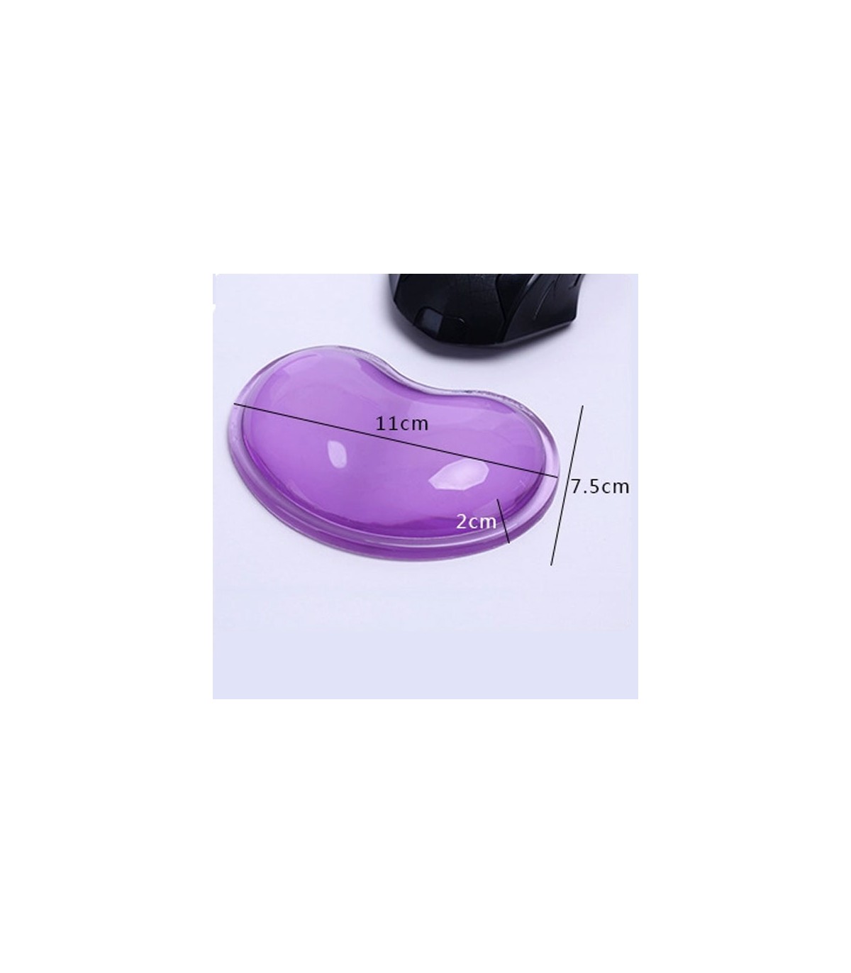 Repose poignet en silicone en forme de coeur, repose poignet original