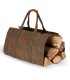 Sac à bûches Vosges coloris Tabac, 2 coloris tabac ou cendres