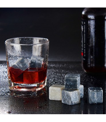 Glaçons refroidisseurs stéatite en situation.