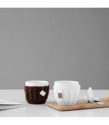 Tasse à thé cosy en situation