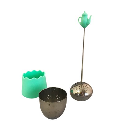 Infuseur à thé théière vert