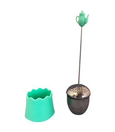 Infuseur à thé théière vert