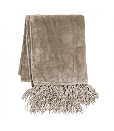 Plaid micro-flanelle beige.