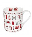 Mug de Noël en porcelaine Victoria Eggs