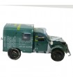 2 CV camionnette en métal recyclé Vert