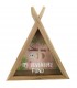 Tirelire en bois Tipi