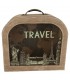 Tirelire en bois Travel