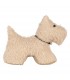 Cale-porte Fox Terrier Beige