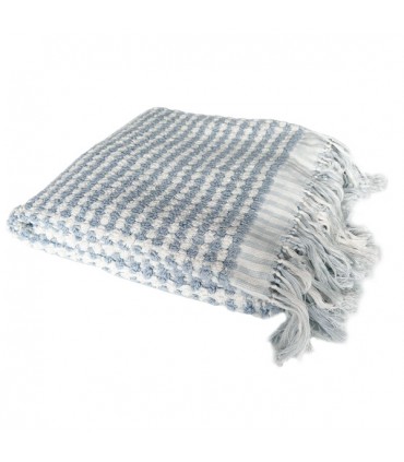 Drap de douche, drap de plage Hamam Payas oyster blue