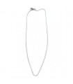 Collier chaîne fine argentée
