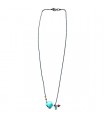 Collier fin motif tête de mort