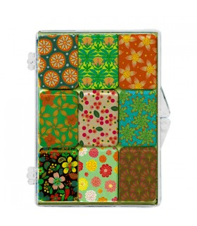 Set de 9 magnets bohème, illustration Mouk