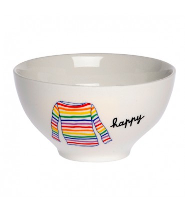 Bol Petit Déjeuner Marinière Happy