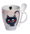 Mug petite cuillère Chat