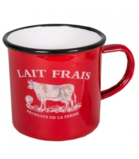 Mug Rouge Lait Frais