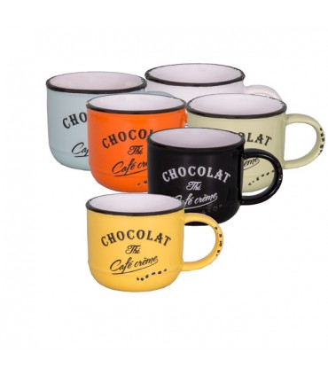 Tasse Chocolat-Thé-Café Crème