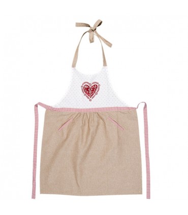 Tablier de cuisine cœur Montagne