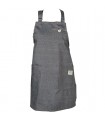 Tablier de cuisine denim noir