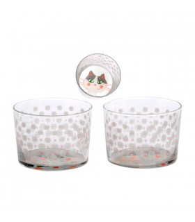 Verres Bodega Chat, le lot de 3