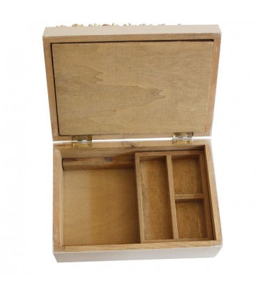 Boîte à couture dentelle compartiments 1