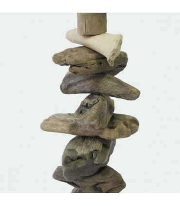 Bougeoir en Bois Flotté