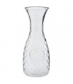 Carafe en verre nid d'abeille