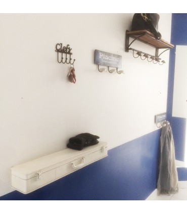 Patère accroche-clés 4 crochets