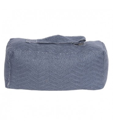 Cale-Porte en Tissu Home Bleu Gris