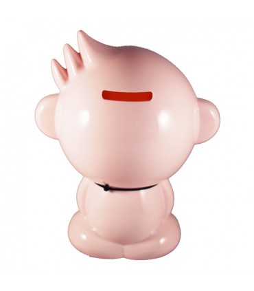 Tirelire Singe Rose
