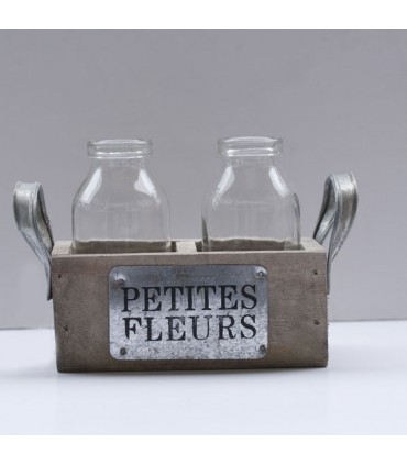 Duo vases petites fleurs