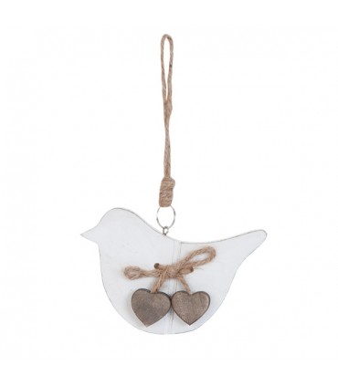 Oiseau à Suspendre Blanc