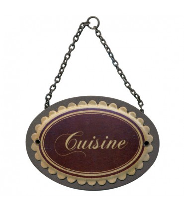 Plaque de Porte Vintage Cuisine